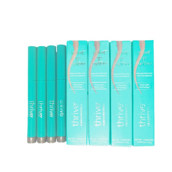 Muna 4pack/New Thrive Causemetics Brilliant Highlighting Stick Eye Brightener - Picture 2 of 3